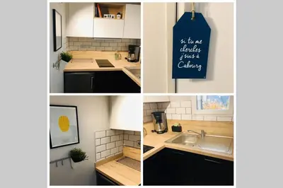 Cuisine ou kitchenette dans l'établissement La petite madeleine de Proust