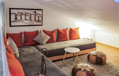 Coin salon dans l'établissement Maison 4