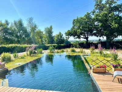 Jardin de l'établissement Greener Pastures - Normandy Self Catering Gites