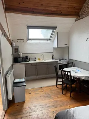 Cuisine ou kitchenette dans l'établissement Coeur de Combray (Ifs appartment)