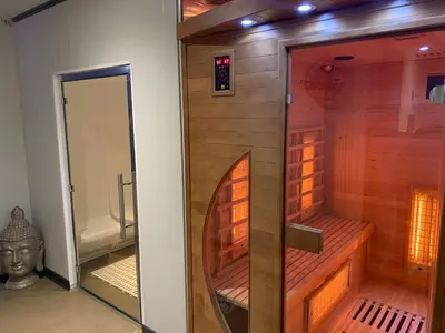 Plan de l'établissement Belle Villa 6 pers 2h espace bien-être privatisé inclus 80 m2 de détente garantie