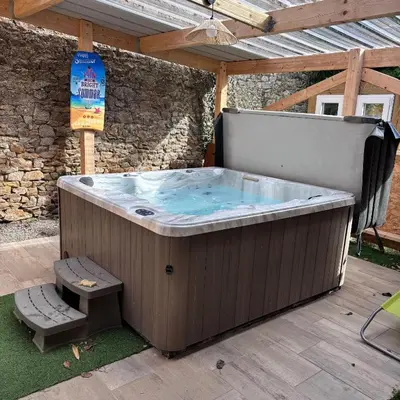 Plan de l'établissement Maison charmante près de Sains avec spa et jardin clos