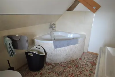 Salle de bains dans l'établissement Studio de charme en bord de mer - Wifi