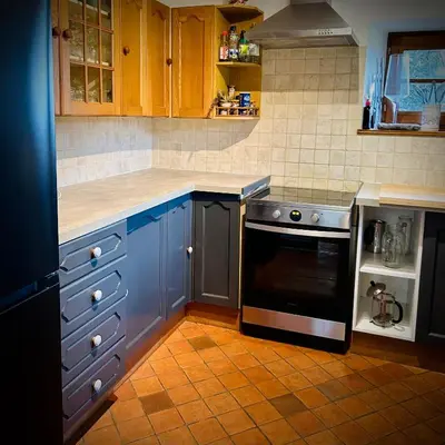 Cuisine ou kitchenette dans l'établissement CHATEAU DE MONFREVILLE