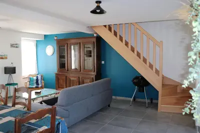 Coin salon dans l'établissement LES SALINES 47A Gîte touristique 3 étoiles