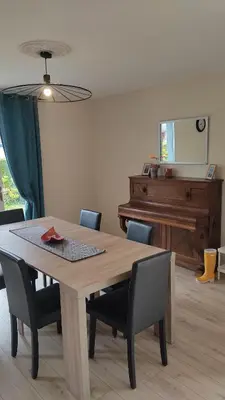 Plan de l'établissement Gîte** de Pauline à Sainte Mère Église