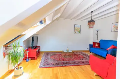 Télévision ou salle de divertissement dans l'établissement LE NID DES MOUETTES