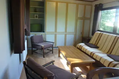 Coin salon dans l'établissement 3 Gites - Relais Du Saussay Pertheville Ners