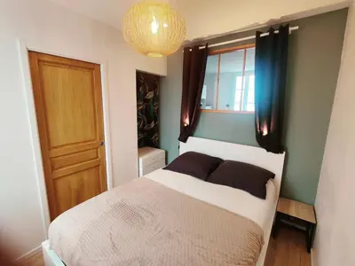 Un ou plusieurs lits dans un hébergement de l'établissement F2 - 30m2 Face à la mer