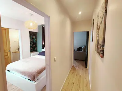 Un ou plusieurs lits dans un hébergement de l'établissement F2 - 30m2 Face à la mer