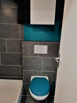 Salle de bains dans l'établissement YELETIM