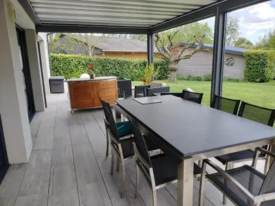 Jardin de l'établissement Gîte Villa le 29