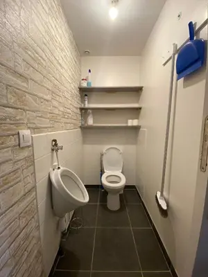 Salle de bains dans l'établissement Gîte à la campagne 1