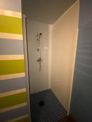Salle de bains dans l'établissement Gîte à la campagne 1