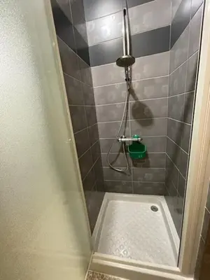 Salle de bains dans l'établissement Normandie, mer et campagne
