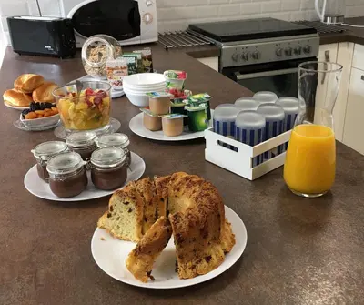 Nourriture dans le B&B/chambre d'hôtes ou à proximité