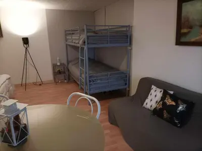 Un ou plusieurs lits dans un hébergement de l'établissement La Baronnerie