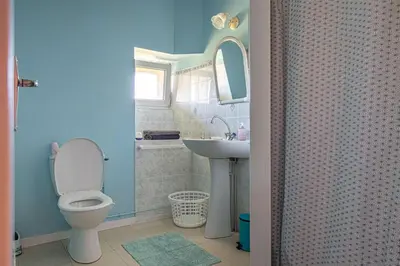 Salle de bains dans l'établissement Gîte de la Forge