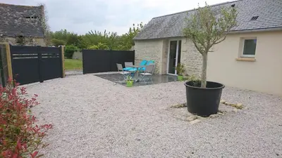 Jardin de l'établissement Gîte du Moulin