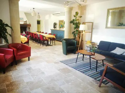 Coin salon dans l'établissement DSN - Domaine Suisse Normande