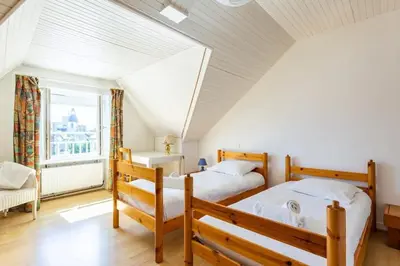 Un ou plusieurs lits dans un hébergement de l'établissement Ker Roz - Belle maison 3 chambres- Proche Mer-Port