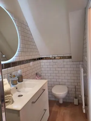 Salle de bains dans l'établissement Studio Exupere