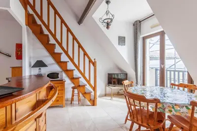 Coin salon dans l'établissement Appartement Sémaphore - Welkeys