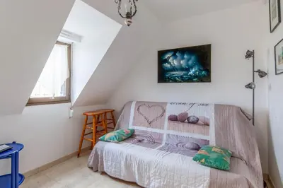 Un ou plusieurs lits dans un hébergement de l'établissement Appartement Sémaphore - Welkeys
