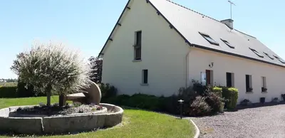 Jardin de l'établissement Chambres d'hôtes La Rive - Le Mont Saint Michel