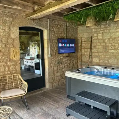 Gîte La Boulangerie de La Trigalle avec SPA privé