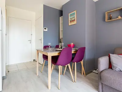 Coin salon dans l'établissement Apartment Galion 1 et 2 by Interhome