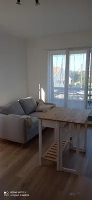 Coin salon dans l'établissement Courseulles Bellevue