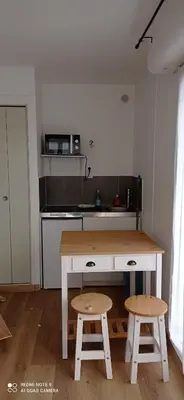 Cuisine ou kitchenette dans l'établissement Courseulles Bellevue