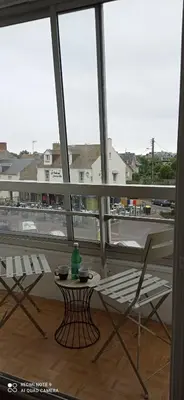 Balcon ou terrasse dans l'établissement Courseulles Bellevue