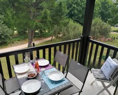 Balcon ou terrasse dans l'établissement #Bel appartement cosy Clos Mathilde !