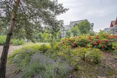 Jardin de l'établissement #Bel appartement cosy Clos Mathilde !