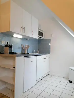 Cuisine ou kitchenette dans l'établissement #Bel appartement cosy Clos Mathilde !