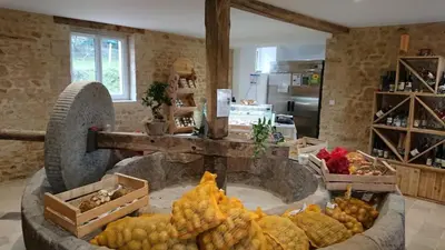 Cuisine ou kitchenette dans l'établissement Au pré des acajous