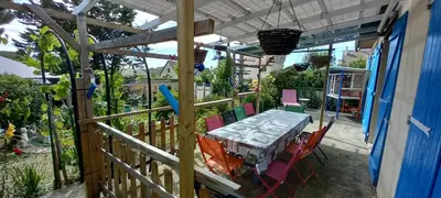 Jardin de l'établissement Chez Patrick