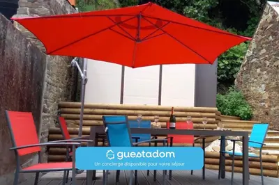 Terrasse ou espace extérieur de l'établissement Le Cancalais - Port - Wifi - Plage