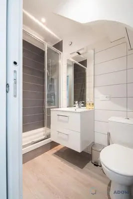Salle de bains dans l'établissement Le Cancalais - Port - Wifi - Plage