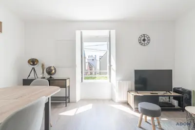 Télévision ou salle de divertissement dans l'établissement Le Cancalais - Port - Wifi - Plage