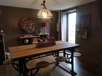 Plan de l'établissement Gîte La Grange de La Trigalle avec spa professionnel privatif