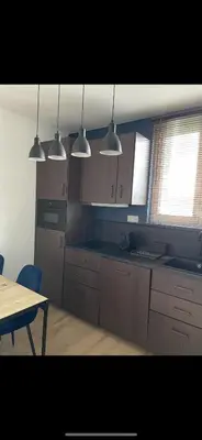 Cuisine ou kitchenette dans l'établissement Villa saint Louis 4