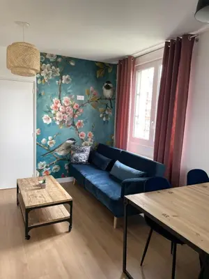 Coin salon dans l'établissement Villa saint Louis 4