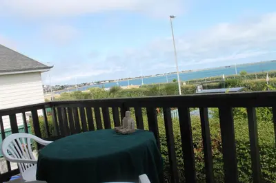 Balcon ou terrasse dans l'établissement Grande maison vue sur mer