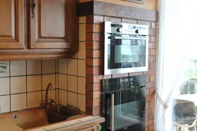 Cuisine ou kitchenette dans l'établissement Grande maison vue sur mer