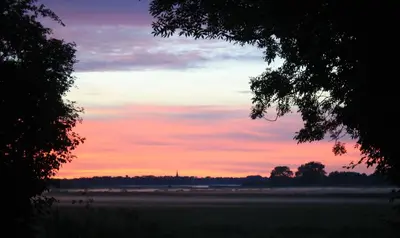Paysage naturel près de la maison de vacances