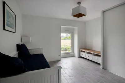 Un ou plusieurs lits dans un hébergement de l'établissement Le Clos Saint-Pierre