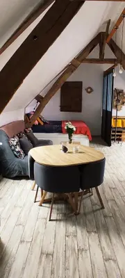 Coin salon dans l'établissement La Manch'hôtes